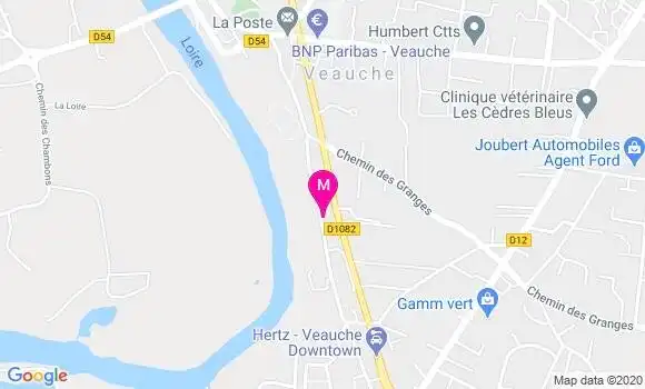 Localisation Dr Annie Fournier Marc
