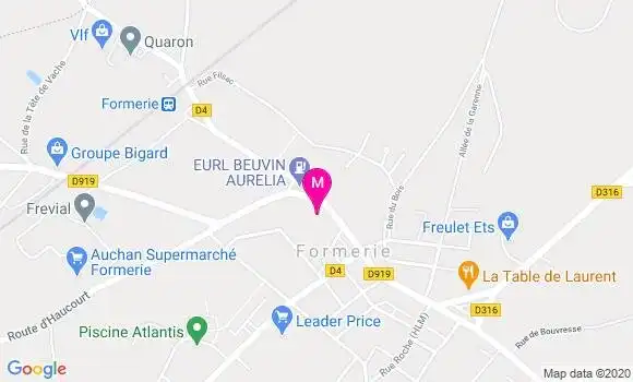 Localisation Dr Adelaide Thorailler