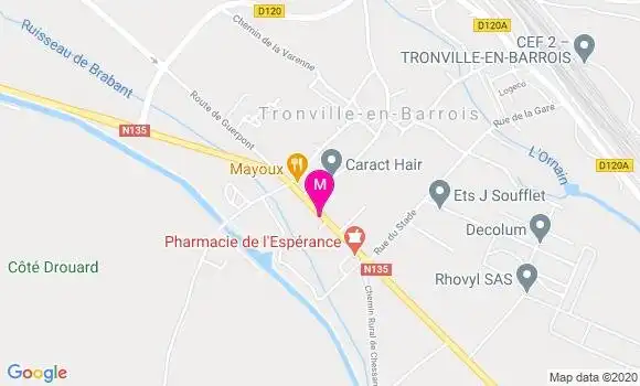 Localisation Dr Aude Classine