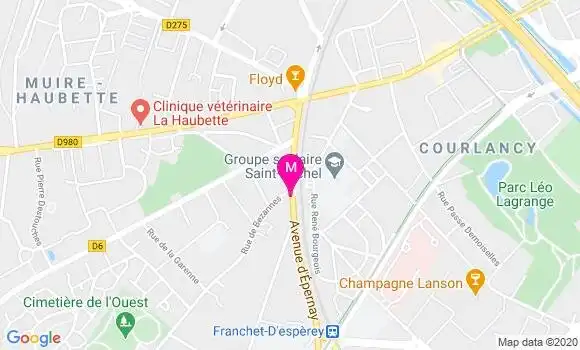 Localisation Dr Marie Moreau