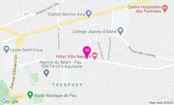 Localisation Dr Laure Lacrampe Peyroutet