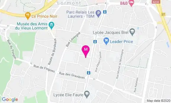 Localisation Dr Anna Lebateux