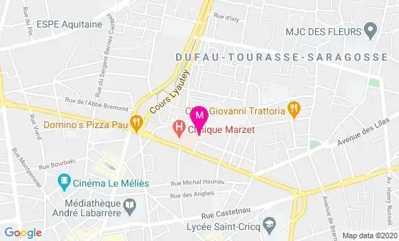 Localisation Dr Eivind Blais