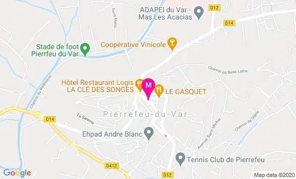 Localisation Dr Audrey Voarino