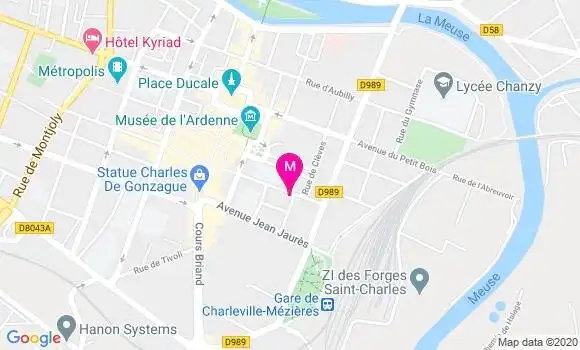 Localisation Dr Aline Chevallier