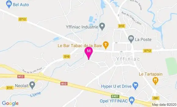 Localisation Dr Alexandre Nterere