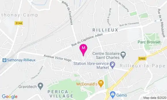 Localisation Dr Jérôme Vix
