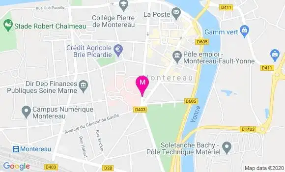 Localisation Dr Amelie Delcourt