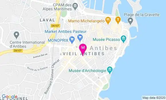 Localisation Dr Peggy Faissolle