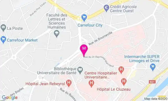 Localisation Dr Sylvie Bisser