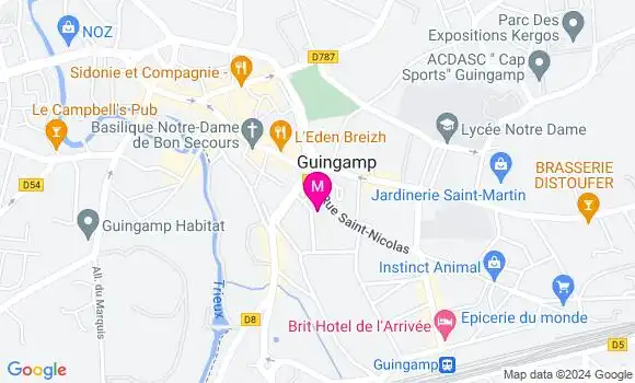Localisation Dr Ophelie Nguene Nyemb Peyronnet
