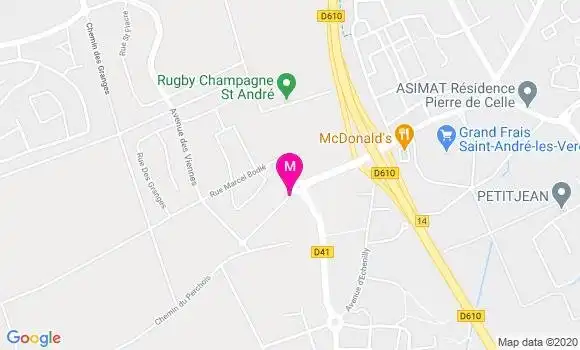 Localisation Dr Virgil Beauvais