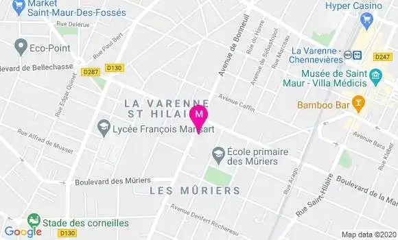 Localisation Dr Delphine Favard