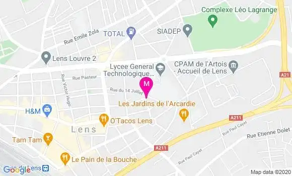 Localisation Dr Olivia Bodescot