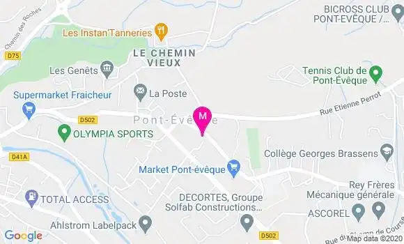 Localisation Dr Pauline Guyot
