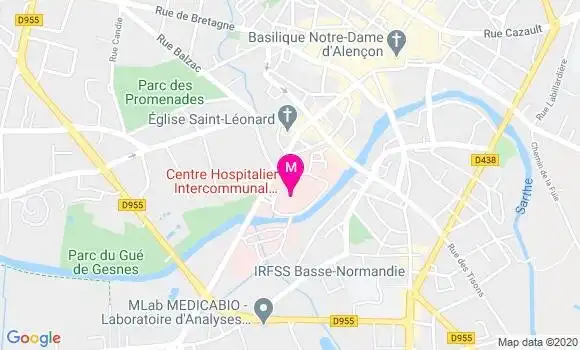 Localisation Dr Julien Lafosse