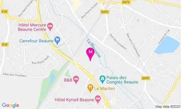 Localisation Dr Raymond Georg