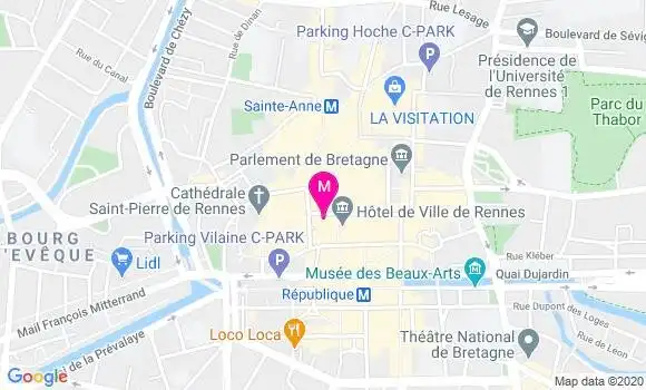 Localisation Dr Yannick Beaufils