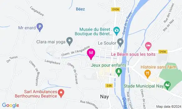 Localisation Dr Pierre Bonnassiolle