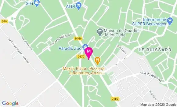 Localisation Dr Faraj Sfeir
