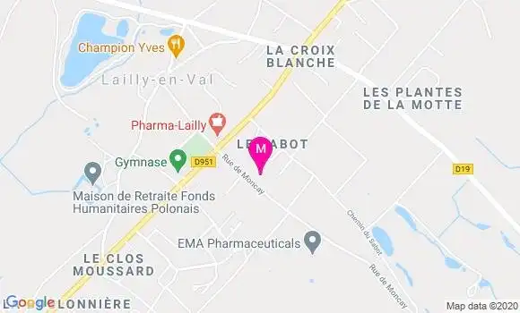 Localisation Dr Olivier Hure