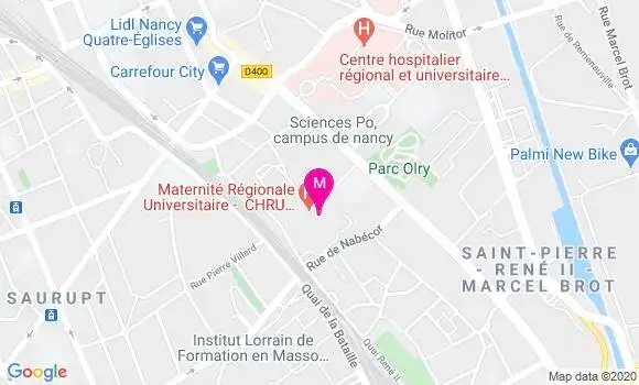 Localisation Dr Helene Doudoux