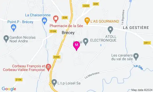 Localisation Dr Aurélie Honore Zaher