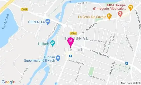 Localisation Dr Aurelie Kirchgessner