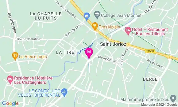 Localisation Dr Thomas Michelet