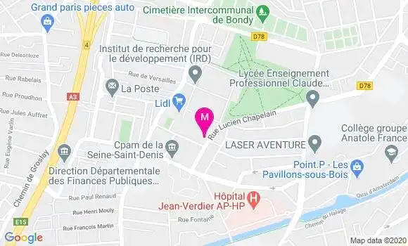 Localisation Dr Noelie Falguiere
