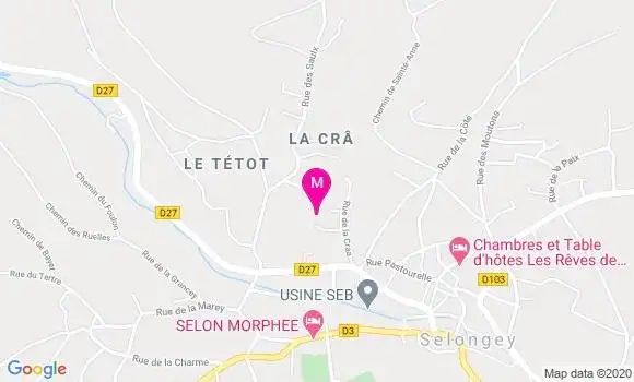 Localisation Dr Marion Foucher