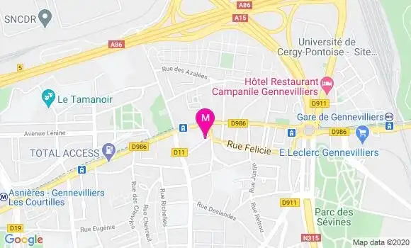 Localisation Dr Gilbert Dhumerelle