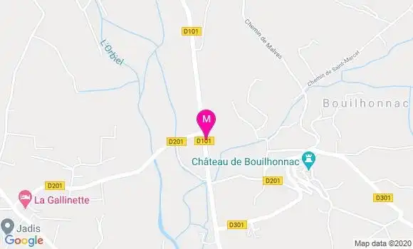Localisation Dr Catherine Marchal