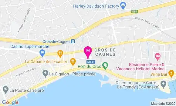 Localisation Dr Philippe Mollaret