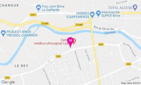 Localisation Dr Frederic Bernard