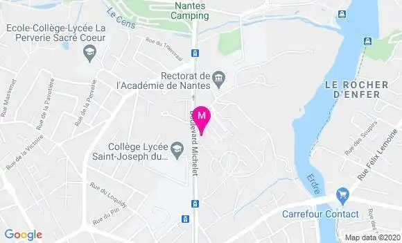 Localisation Dr Carine Jacob