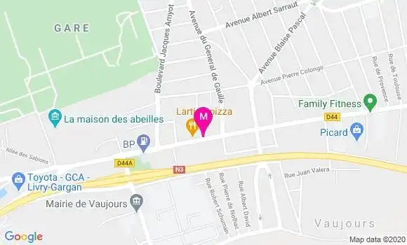 Localisation Dr Isabelle Pandor