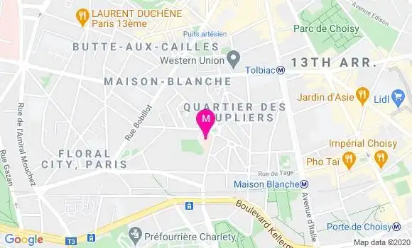 Localisation Dr Anne Bernadou