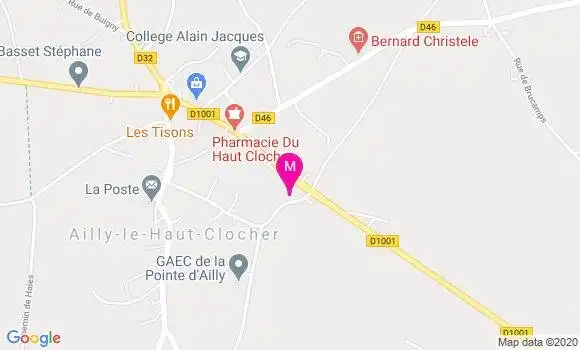 Localisation Dr Arnaud Dubois