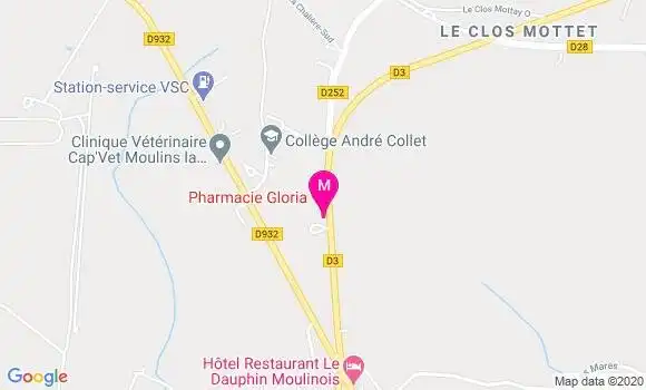 Localisation Dr Florence Corvaisier Drege