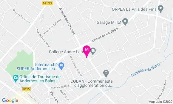 Localisation Dr Philippe Marty