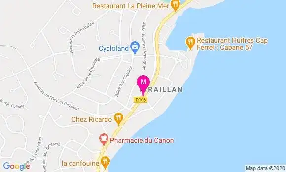 Localisation Dr Marie Paule Teyssier