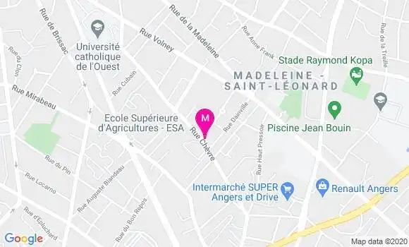 Localisation Dr Dorothee Frein