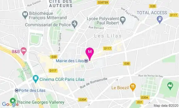 Localisation Dr Mireille Castex Lefebvre