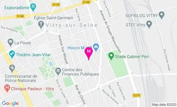 Localisation Dr Philippe Reuge