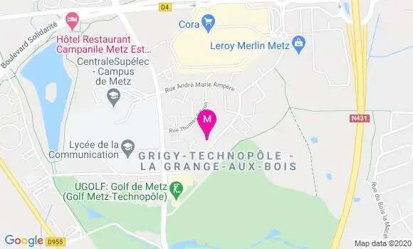 Localisation Dr Brigitte Benichou