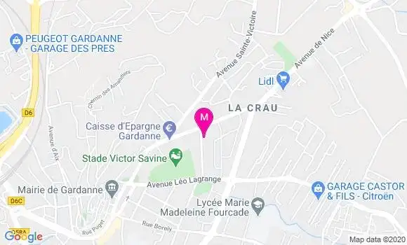 Localisation Dr Coralie Catzeddu