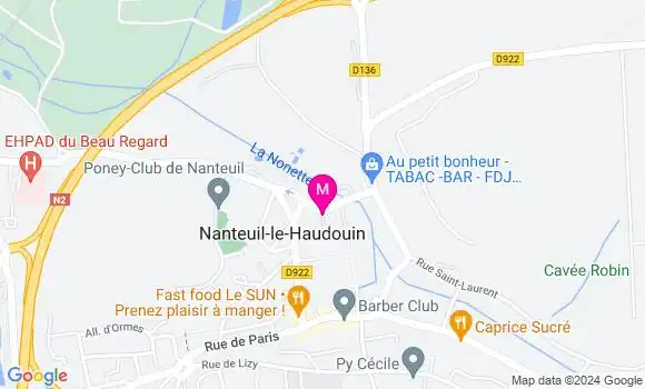 Localisation Dr Agathe Hoffman Glemane