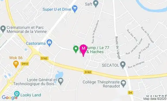 Localisation Dr Emmanuelle Cornuault