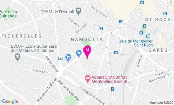 Localisation Dr Monia Bouariche